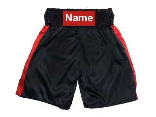 Personalisierte Boxshorts , Boxhosen selber gestalten : KNBSH-033-Schwarz